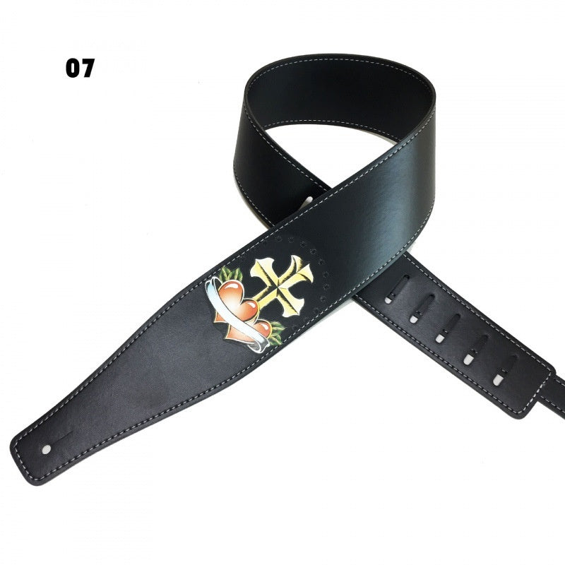 color guitar strap design