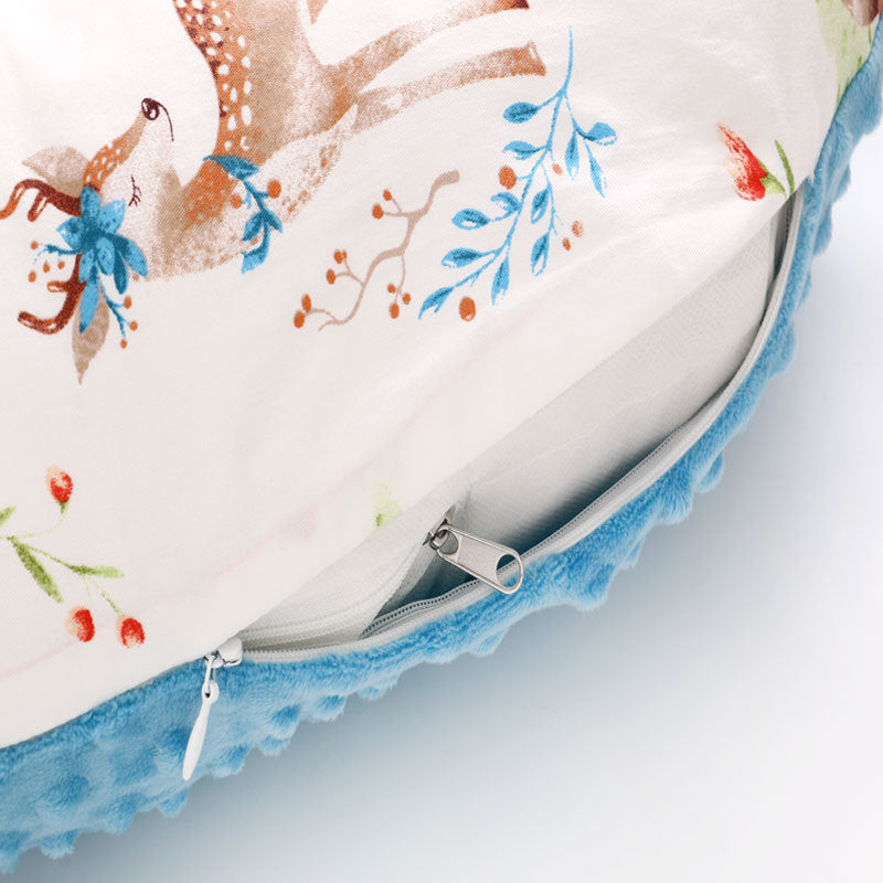 Breastfeeding U shaped pillow for infant support and nursing comfort

