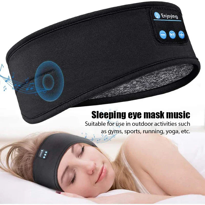 Oracluxe wireless Bluetooth sleep mask with built-in headphones for comfortable rest

