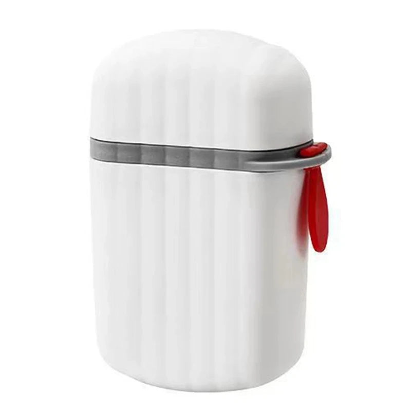 Portable soap box with sealed waterproof design for travel and bathroom use