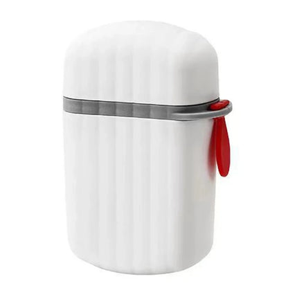 Portable soap box with sealed waterproof design for travel and bathroom use