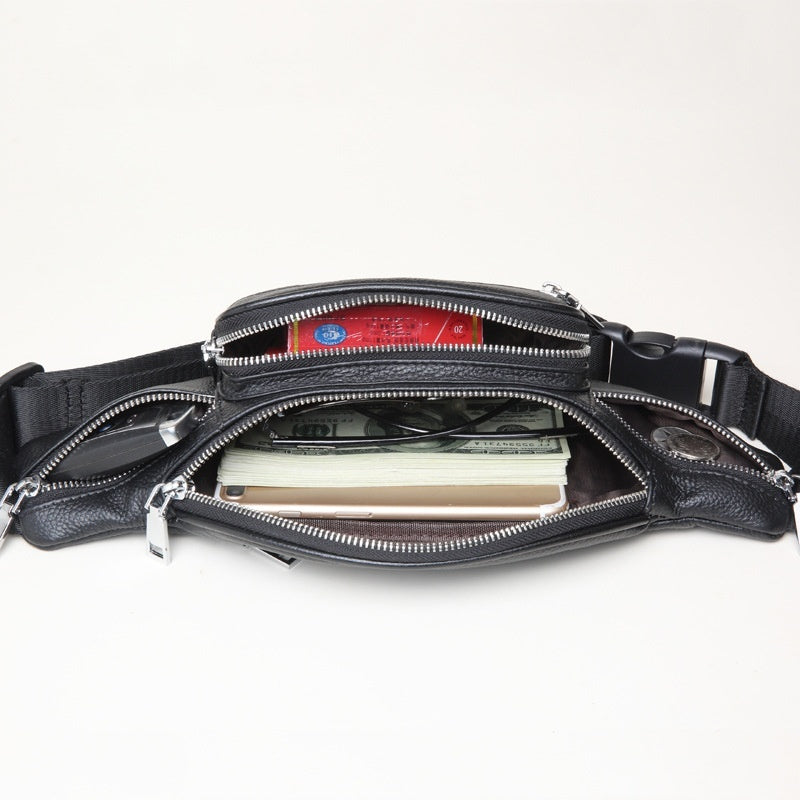 Mens Leather Waist Bag