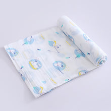 Soft newborn bamboo cotton blanket for swaddling and cozy baby comfort


