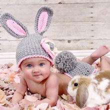 Newborn baby crochet costume in animal style for Halloween and photo shoots

