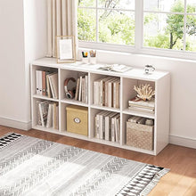 8-cube organizer bookcase with fabric bins – ideal storage for Butterfly Diamond Art 10x10 Full Drill kits and craft supplies