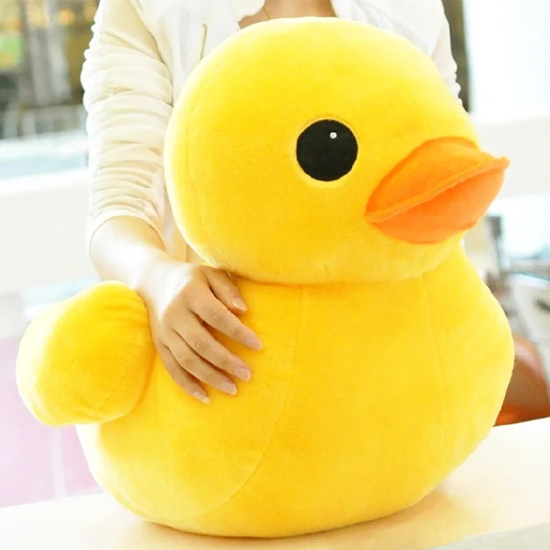 Kawaii yellow duck plush toy for kids and babies

