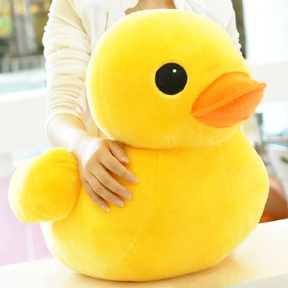 Kawaii yellow duck plush toy for kids and babies

