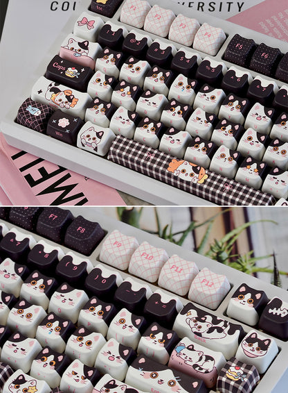 cow cat keycaps