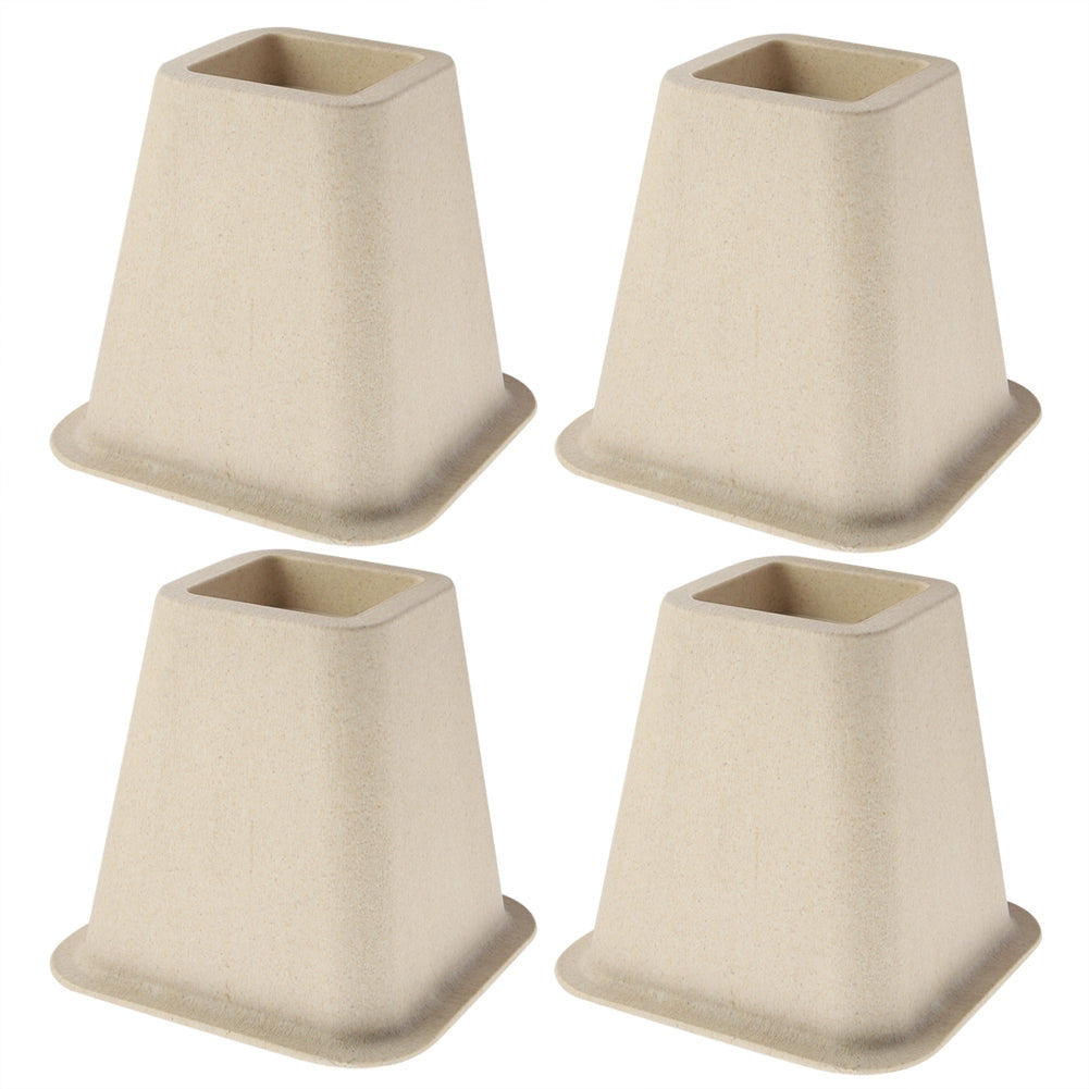 Imitation Porcelain Furniture Raisers Set of 4 For Bed Chair Desk Table