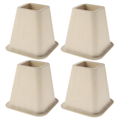 Imitation Porcelain Furniture Raisers Set of 4 For Bed Chair Desk Table