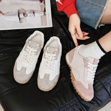 Retro star women's sports board shoes - rubber sole casual sneakers side view