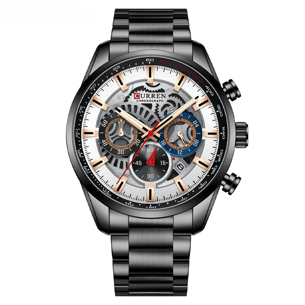 Men's Six-Hand Quartz Fashion Casual Watch