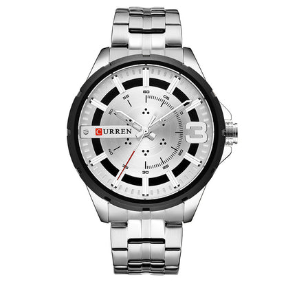 Men's Simple Stainless Steel Business-Casual Watch