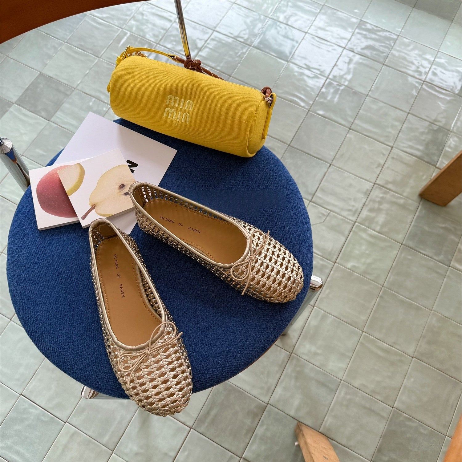 Bowknot womens flat shoes