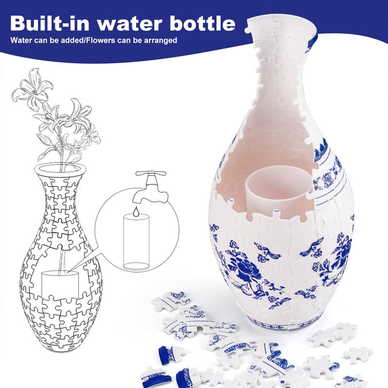 3D Puzzle Art Vase