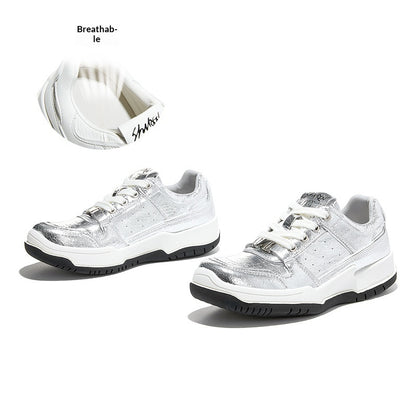 Chunky-soled Casual Versatile Flat Womens Shoes