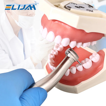 Elijah dental contra angle handpiece with fiber optic for precise dental procedures