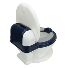 Soft PU toddler potty training seat with anti-slip base and back support

