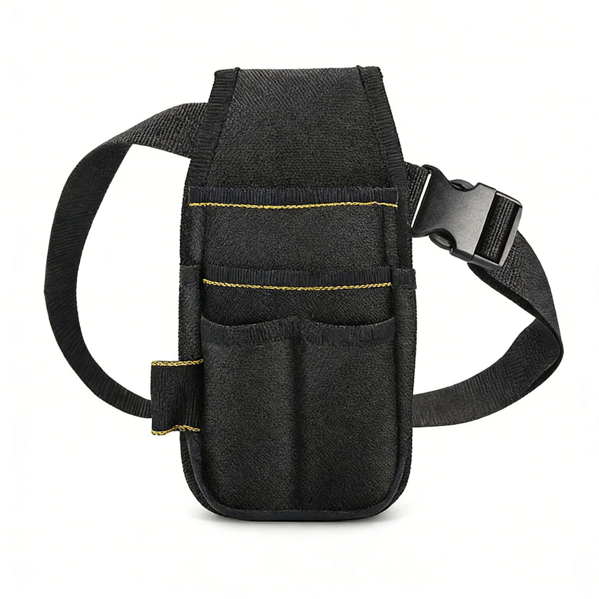 Heavy duty tool waist bag with multiple tool compartments