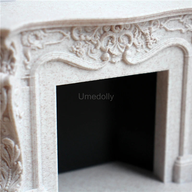 dollhouse fireplace decor