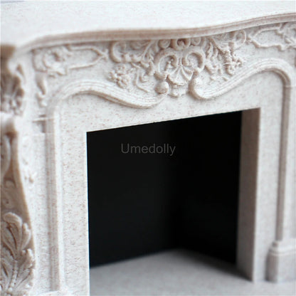 dollhouse fireplace decor