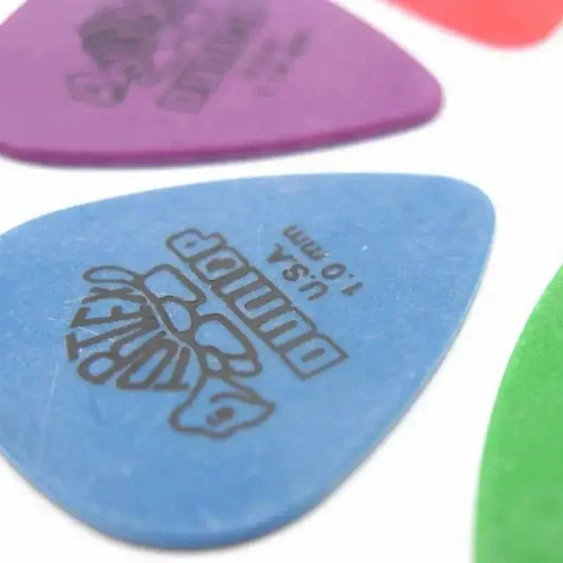 "Dunlop Guitar Picks Set with 10 pieces for acoustic and electric guitars"