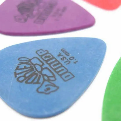 "Dunlop Guitar Picks Set with 10 pieces for acoustic and electric guitars"