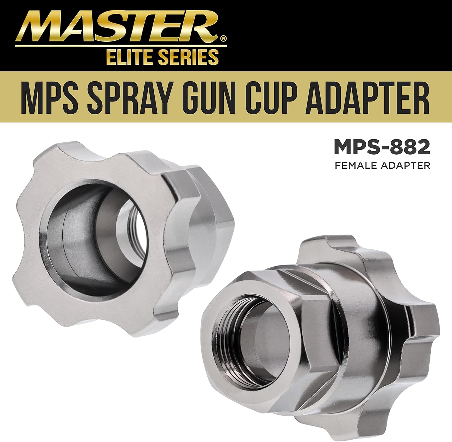 Graco Metal Cup Adapter for Spray Gun - Durable and Leak-Resistant