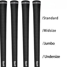 Classic Cross Pattern Golf Rubber Grips for Non-Slip Club Control and Comfortable Swing Performance