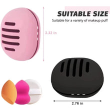 Silicone Makeup Sponge Storage Box for travel and dust-proof beauty use

