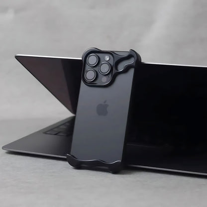 Aluminum Alloy Bumper Case for iPhone 16, 16 Pro, 16 Plus, 16 ProMax, 13-15 Pro Max & Plus with Lens Film Shield