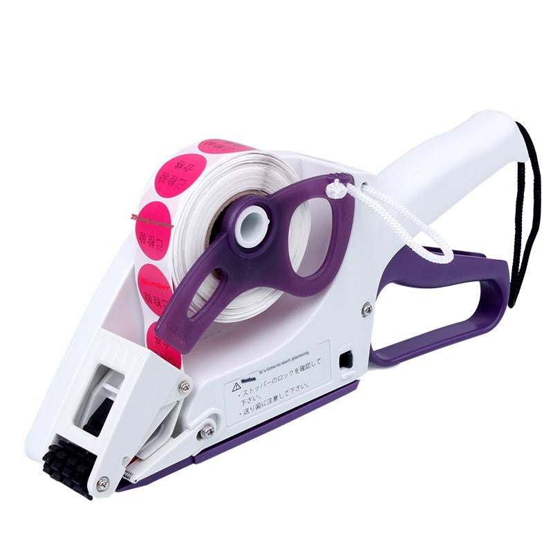 Semi Automatic Flat Small Self-adhesive Label Machine