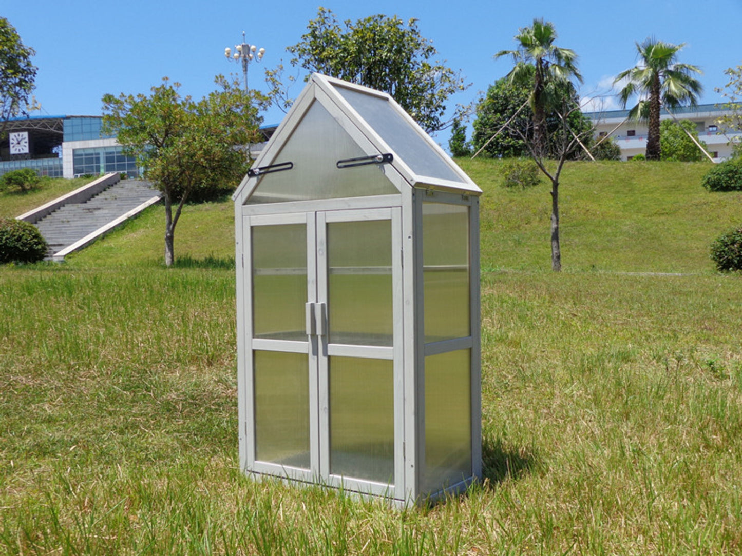 Mini Greenhouse Kit - Outdoor & Indoor Plant Stand, Small Green House