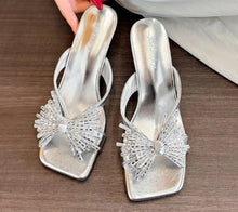 women-crystal-block-heel-slide-sandals-front-view