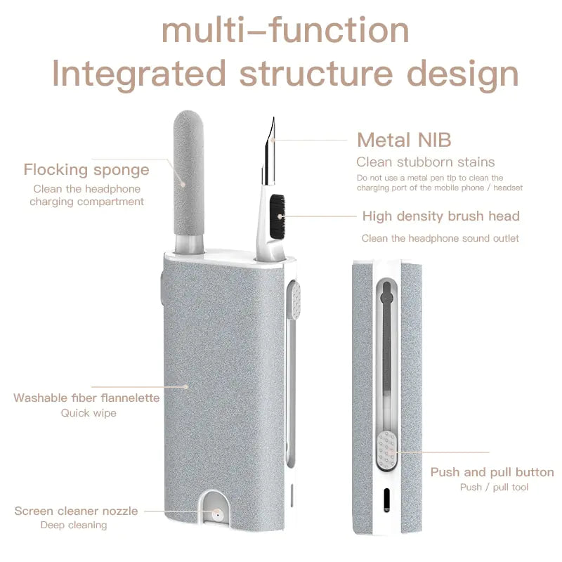 Compact AirPod and Laptop Cleaner Tool Kit for Electronics

