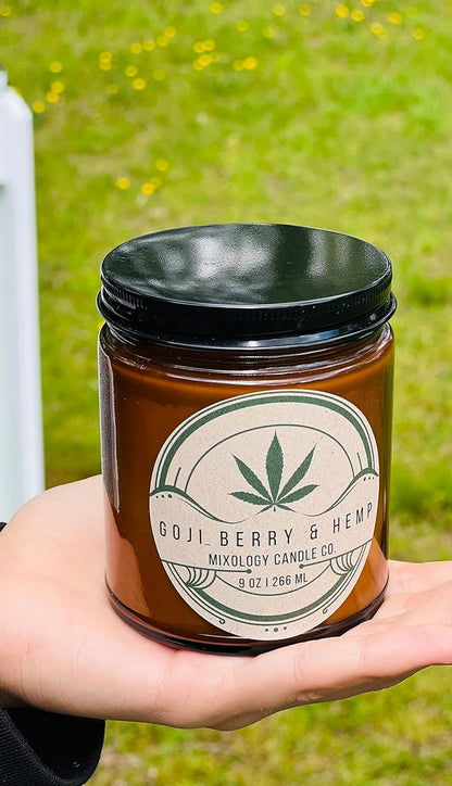 Eco-Friendly Candles Goji Berry Hemp Fragrance – Natural, Aromatic, and Sustainable Home Scent