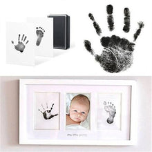 Non-toxic baby handprint kit for newborn footprint keepsake