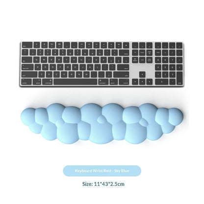 Anti-Slip Cloud Wrist Rest Mouse Pad For The Office