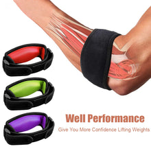 Tennis Elbow Brace for Tendonitis with compression pad and adjustable strap for forearm pain relief and golf elbow support