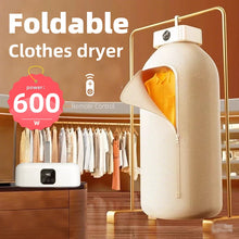 Mini portable electric dryer for travel, RVs and small apartments