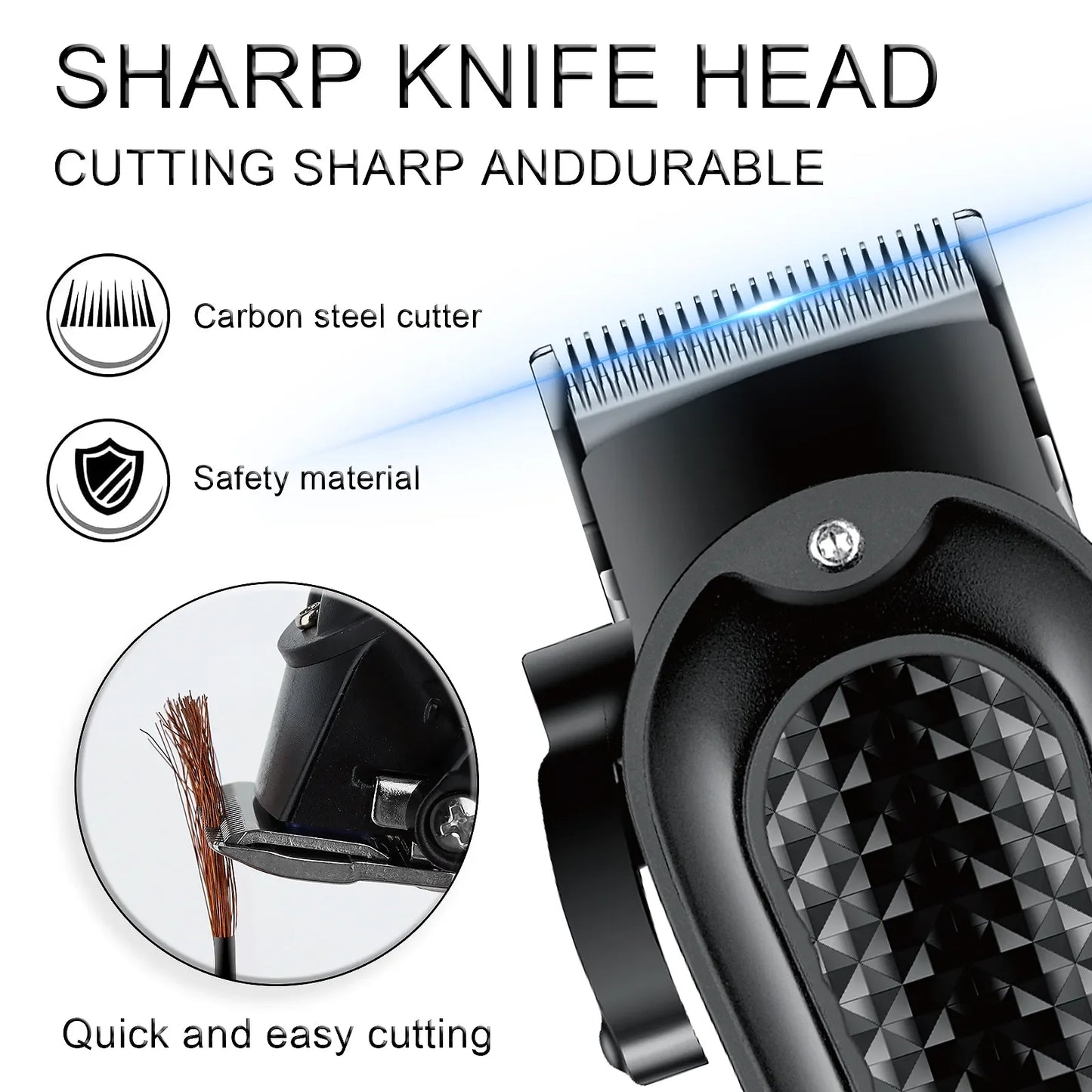 Rechargeable Hair Clipper HYN-212 for Men’s Cordless Beard Trimming