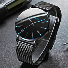 Geneva minimalist watch with slim strap and clean dial for men and women

