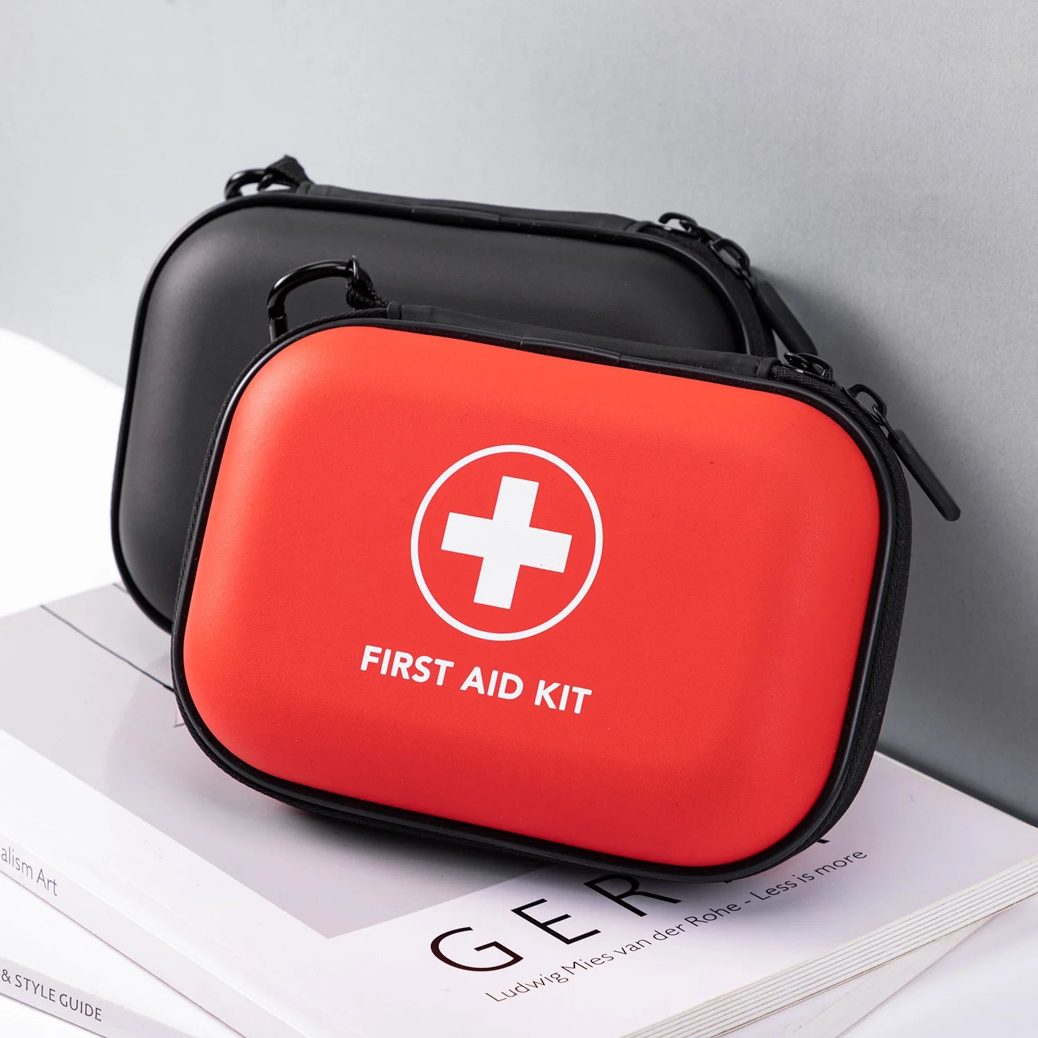 Empty Medical First Aid Storage Bag in small PU EVA design for travel and camping