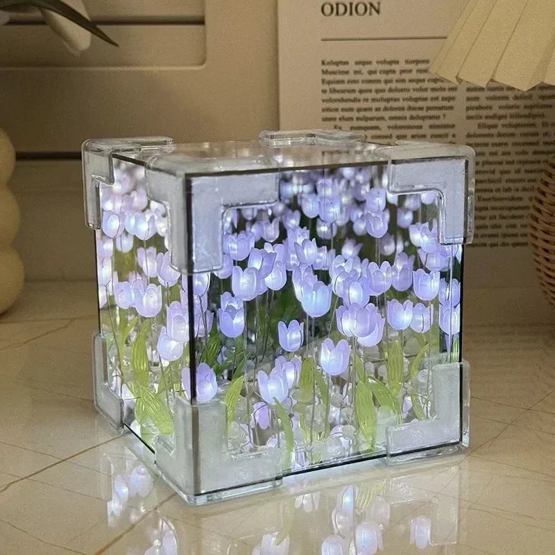Tulip Flower Sea Cube