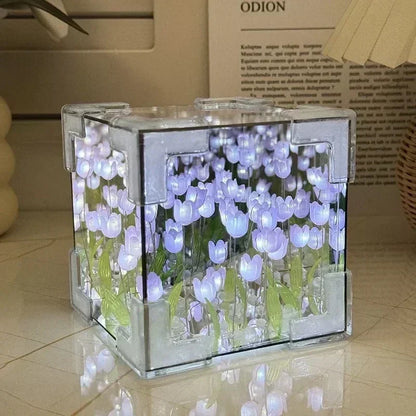 Tulip Flower Sea Cube