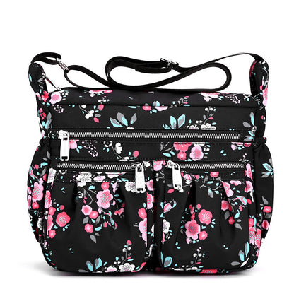 Large-capacity Multi-layer Shoulder Bag Nylon Crossbody Bag