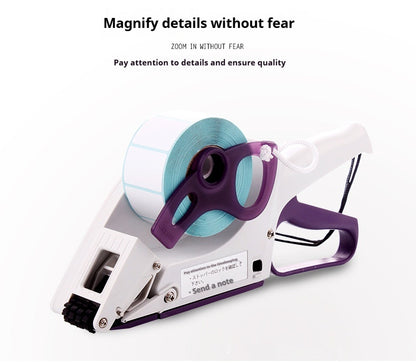 Semi Automatic Flat Small Self-adhesive Label Machine
