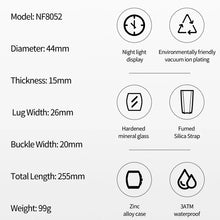 Naviforce men’s quartz watch with calendar and sport design for everyday use

