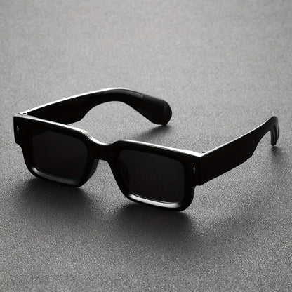 Stylish fashionable outdoor rectangular eyewear with UV-protected polarized lenses

