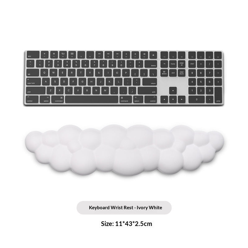 Anti-Slip Cloud Wrist Rest Mouse Pad For The Office